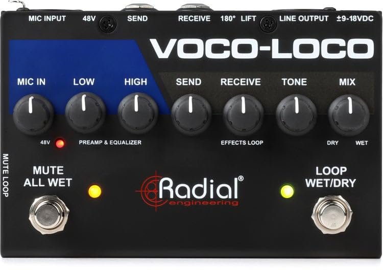 Radial Voco-Loco Microphone Effects Switcher