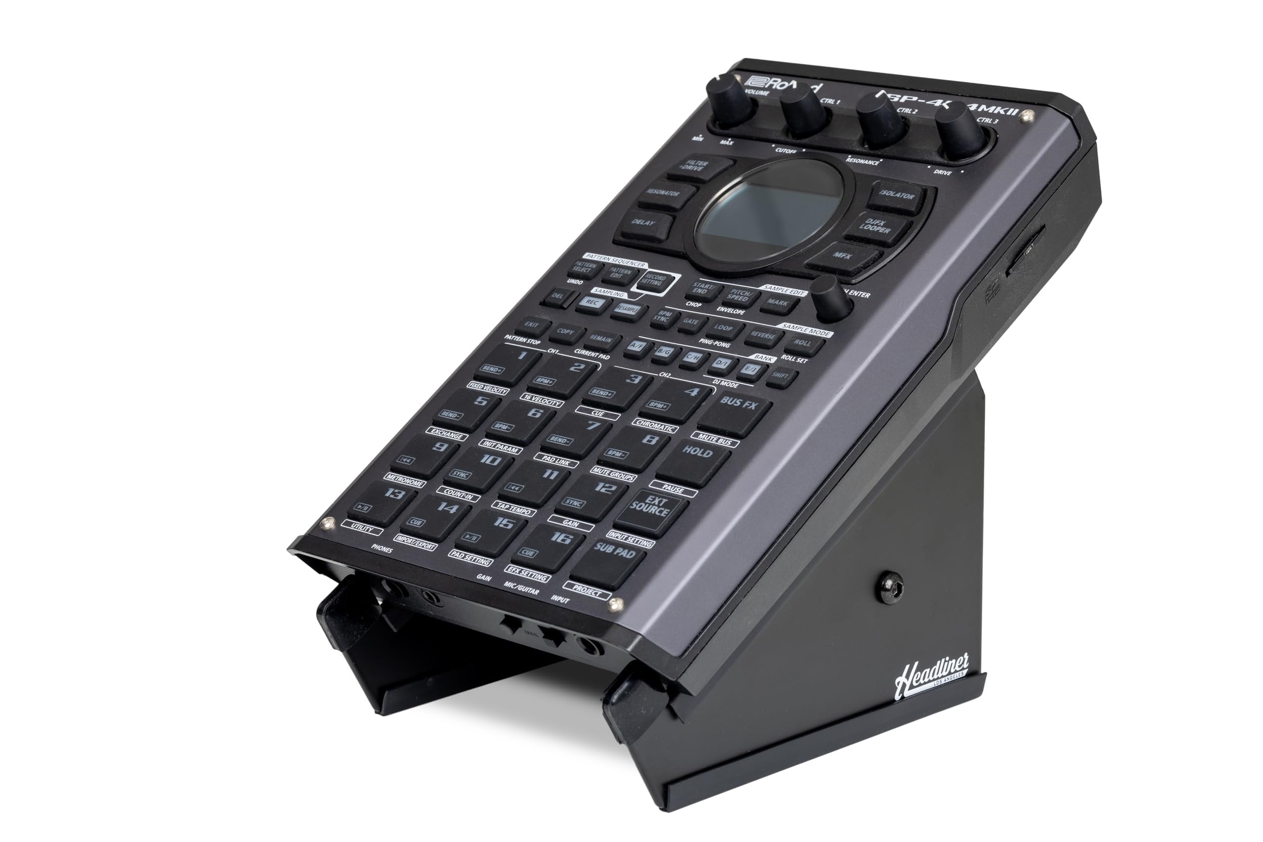 Headliner Adjustable Steel Desktop Production Stand (Small); Fits Small Synths, Samplers, Effects Modules, Drum Machines and more Music Production Gear for your Studio