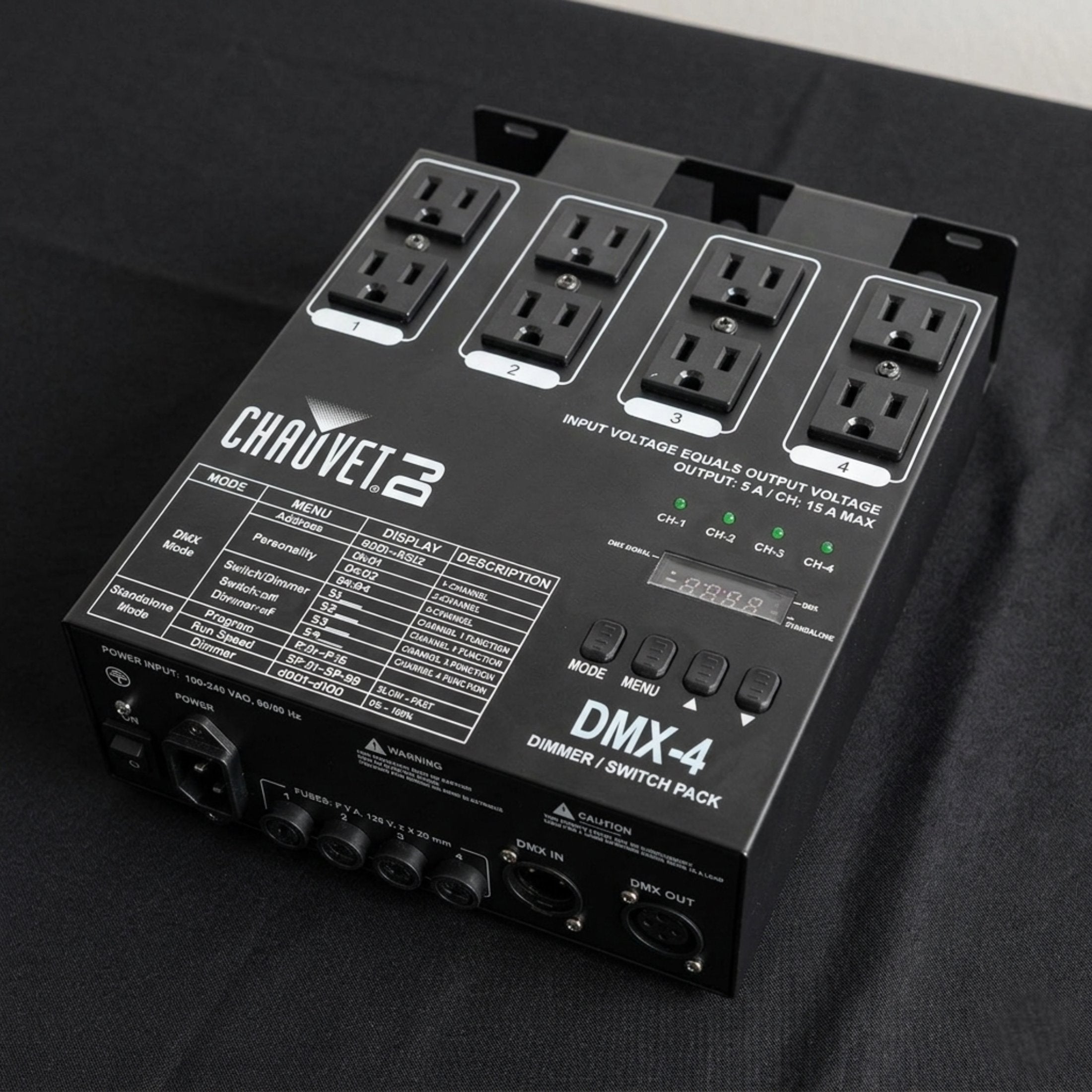 Chauvet DMX4 4-Channel DMX-512 dimmer/relay pack