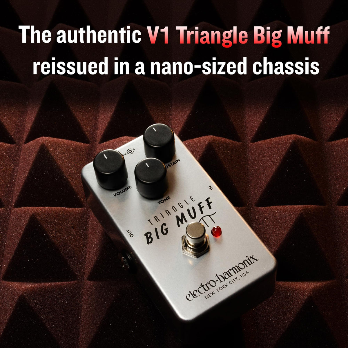 Electro-Harmonix Triangle Big Muff Pi Fuzz Pedal