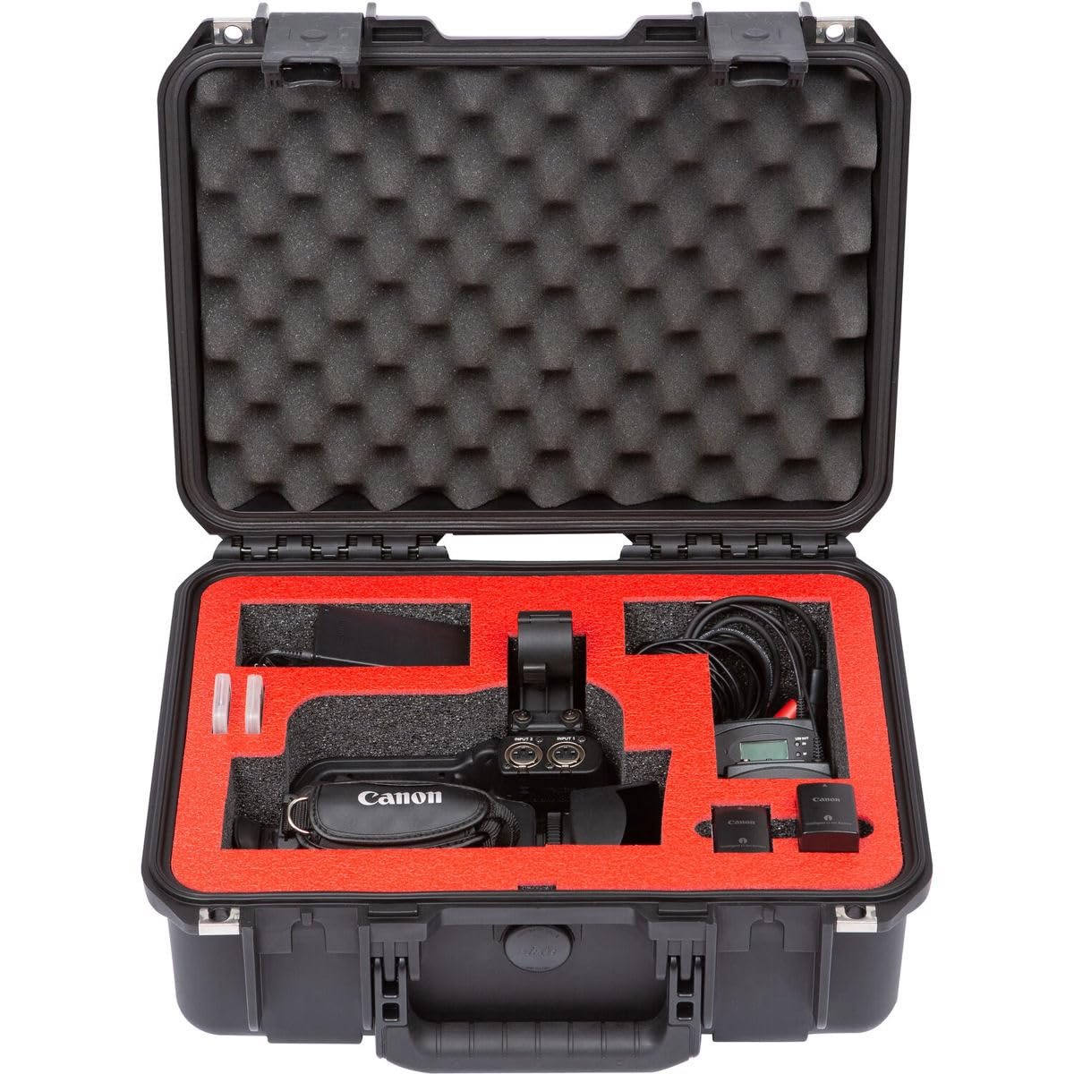 SKB iSeries 1510-6 Injection Molded Waterproof Case with Custom-Cut Foam for Canon XA11/15/40/45 & Accessories