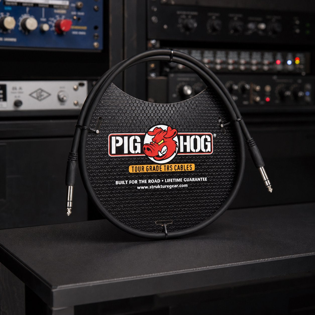 Pig Hog PTRS15 High Performance 1/4" TRS Instrument Cable, 15 Feet
