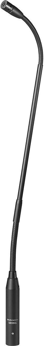 Audio Technica U859QL At quick-mount gooseneck microphone, phantom only, 18.90 in. long