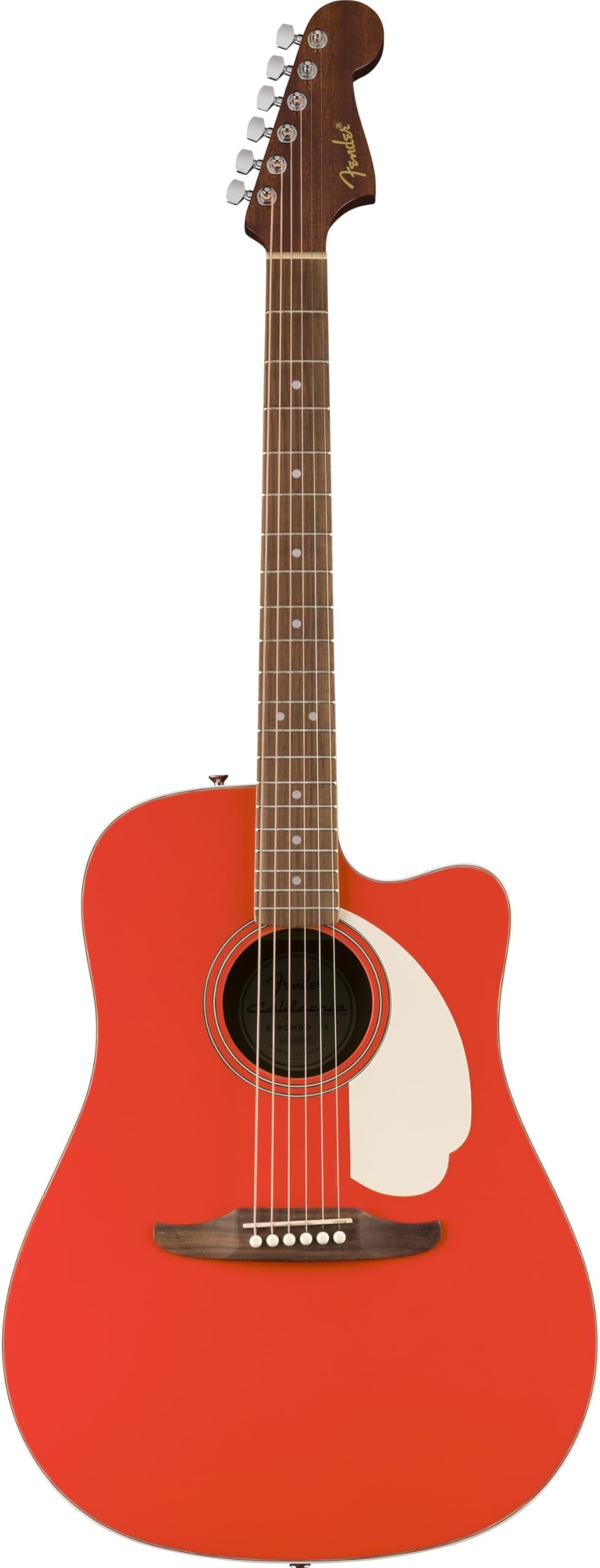 California Standard Redondo CE, Spruce Top, Ivory Pickguard, Fiesta Red