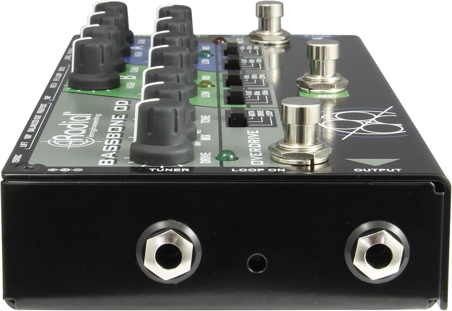 Bassbone OD Guitar Effects Switcher - Black