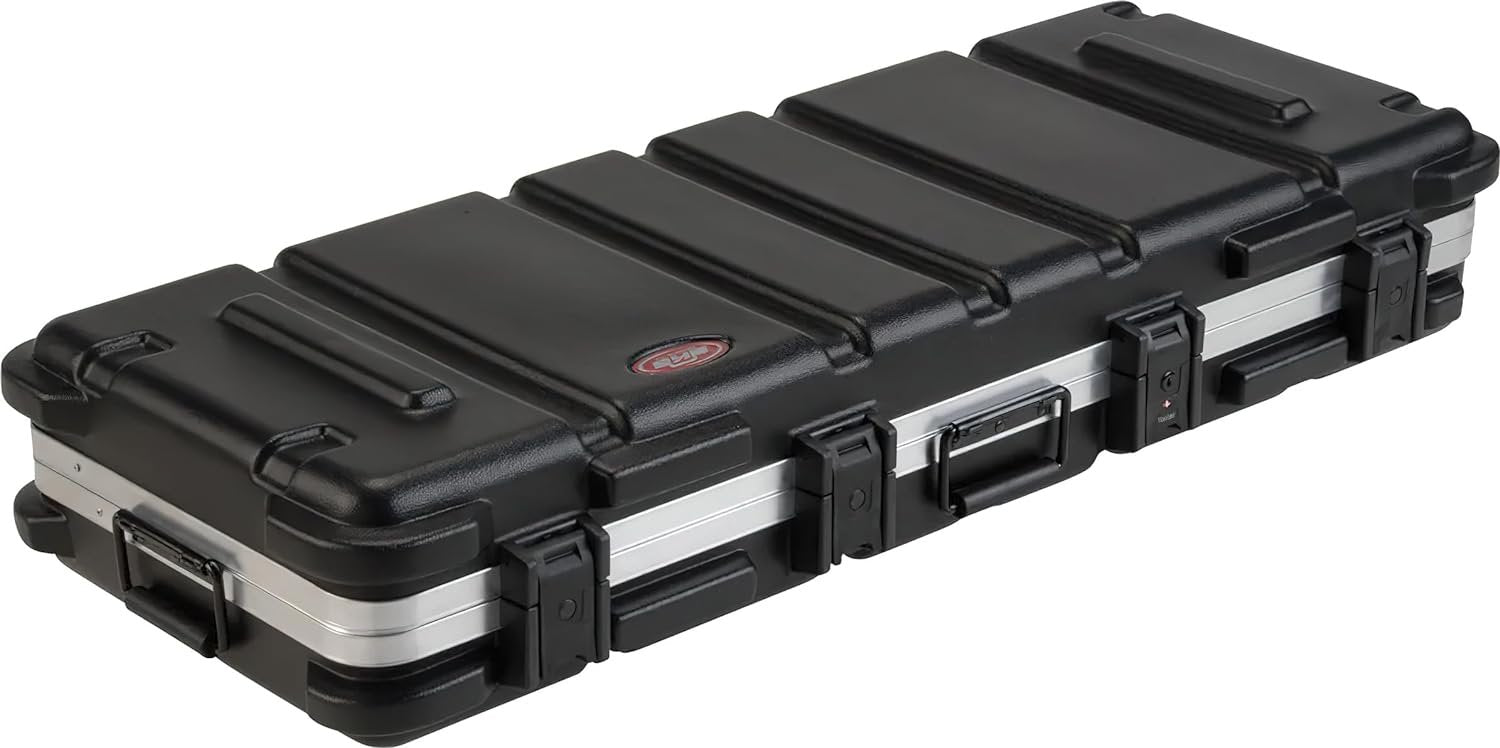 SKB ATA 61-Note Keyboard Case with Wheels, TSA Locking, Trigger Latch
