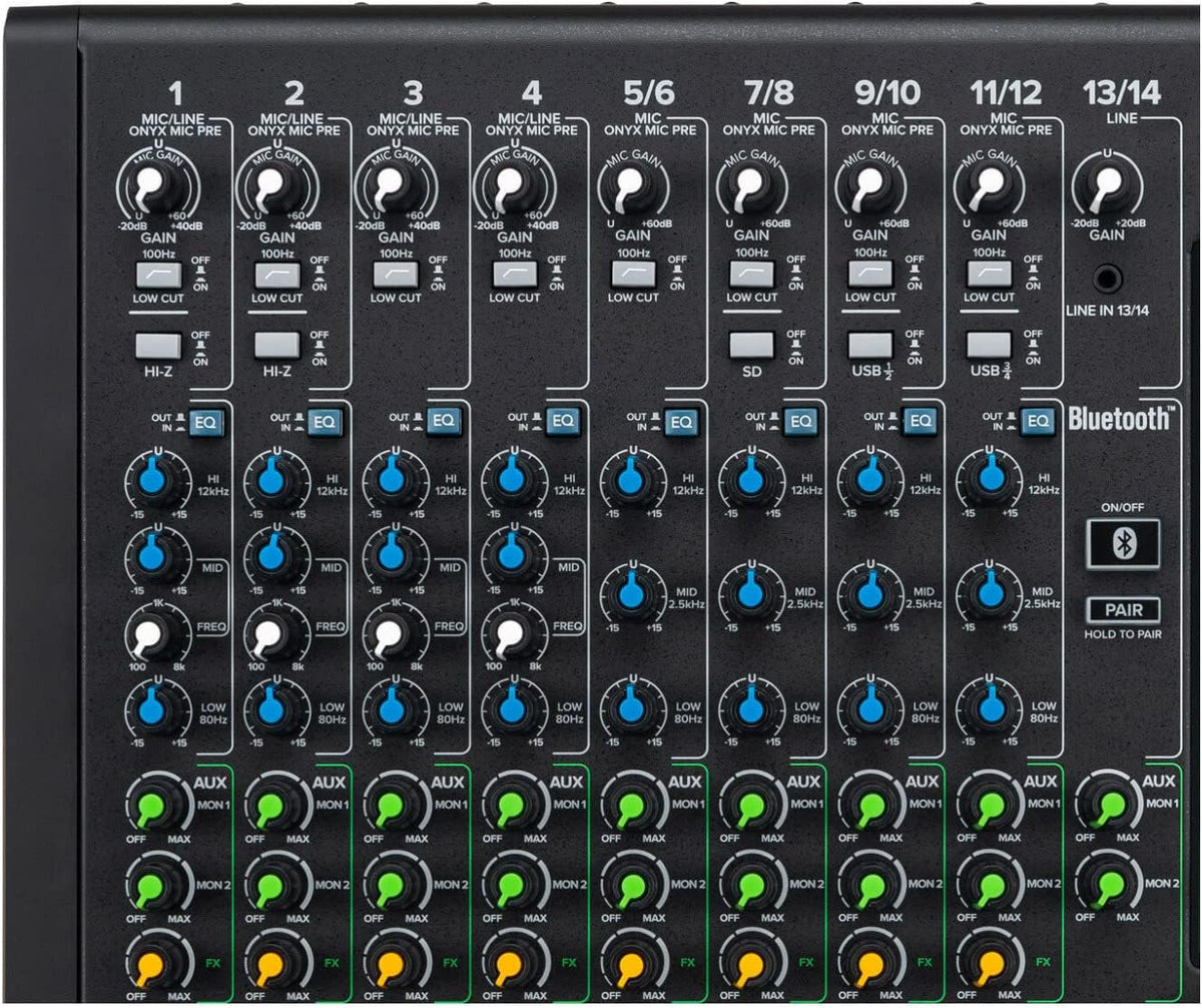 Mackie Onyx Analog Mixer with Multitrack USB – Multiple Channel Options