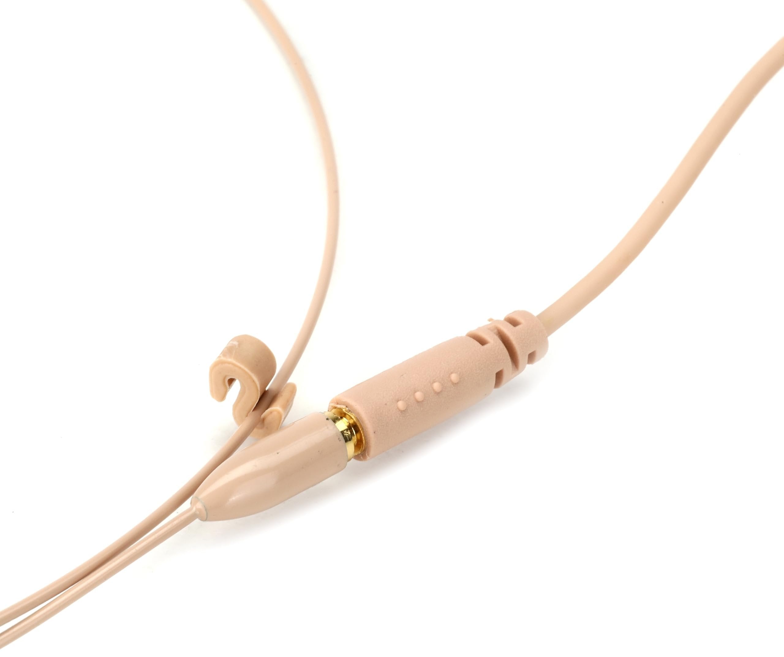 Galaxy Audio HSM8-OBG-4SHU Omnidirectional Earset Microphone with Shure Wireless Connector - Beige