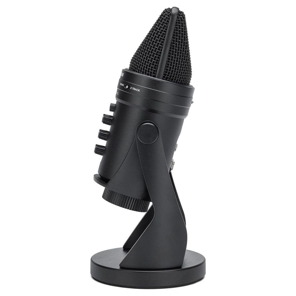 Liquid Audio Samson G-Track Pro Professional USB Microphone with Audio Interface Bundle w/Samson SR350 Over-Ear Stereo Headphones, Pop Filter Polishing Cloth