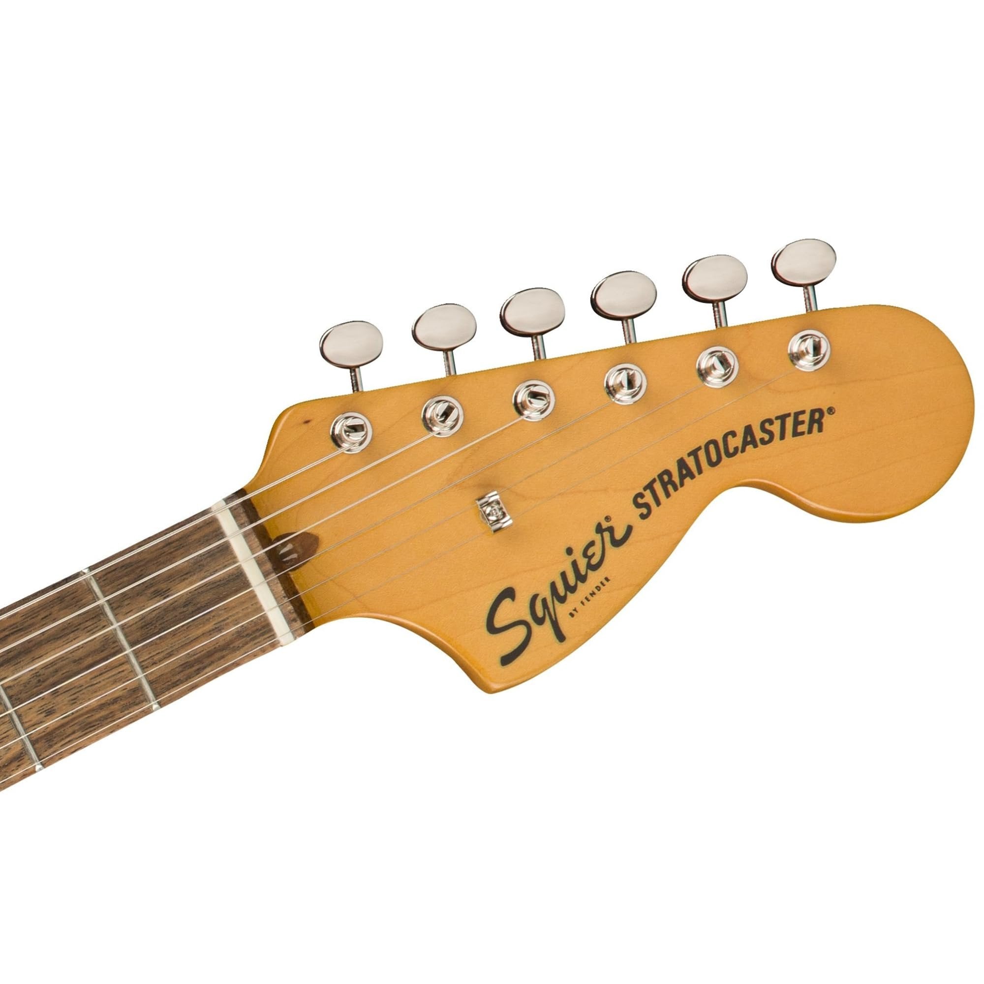 Squier Classic Vibe '70s Stratocaster, Indian Laurel Fingerboard, Natural - 0374020521 Bundle w/ 12-Pack Guitar Pick and Liquid Audio Polishing Cloth
