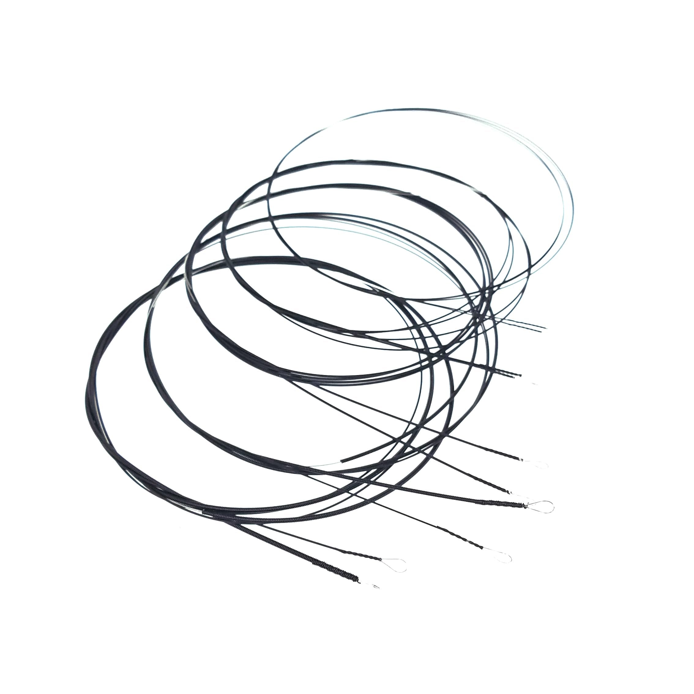 GHS Strings - GHS Bajo Quinto "Cuerdas Negras" Black Coated Stainless Steel Strings - Bajo Quinto Strings - (BKX-10 SET)