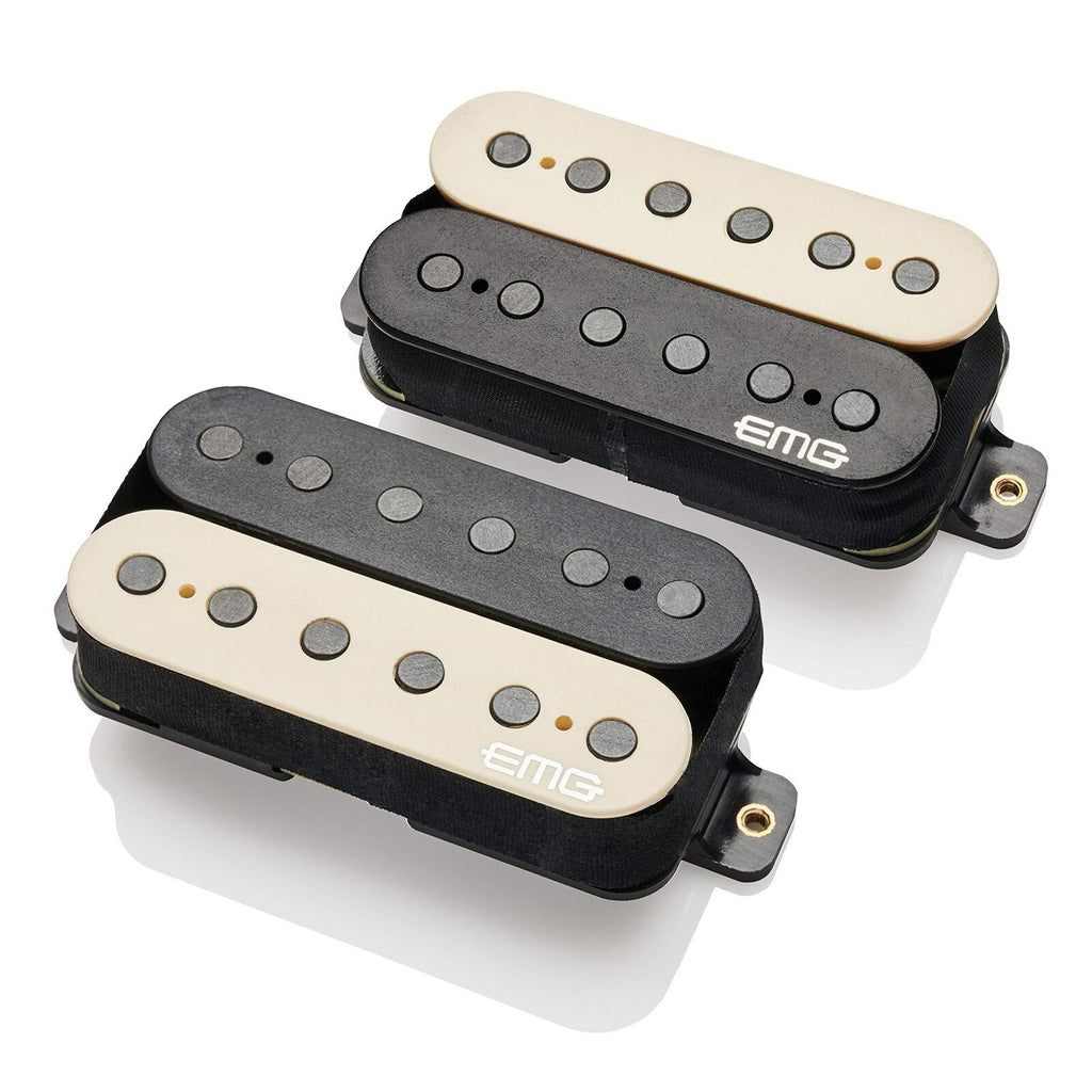 Jim Root Daemonum Humbucker Guitar 2-piece Pickup Set - F-Spaced - Zebra
