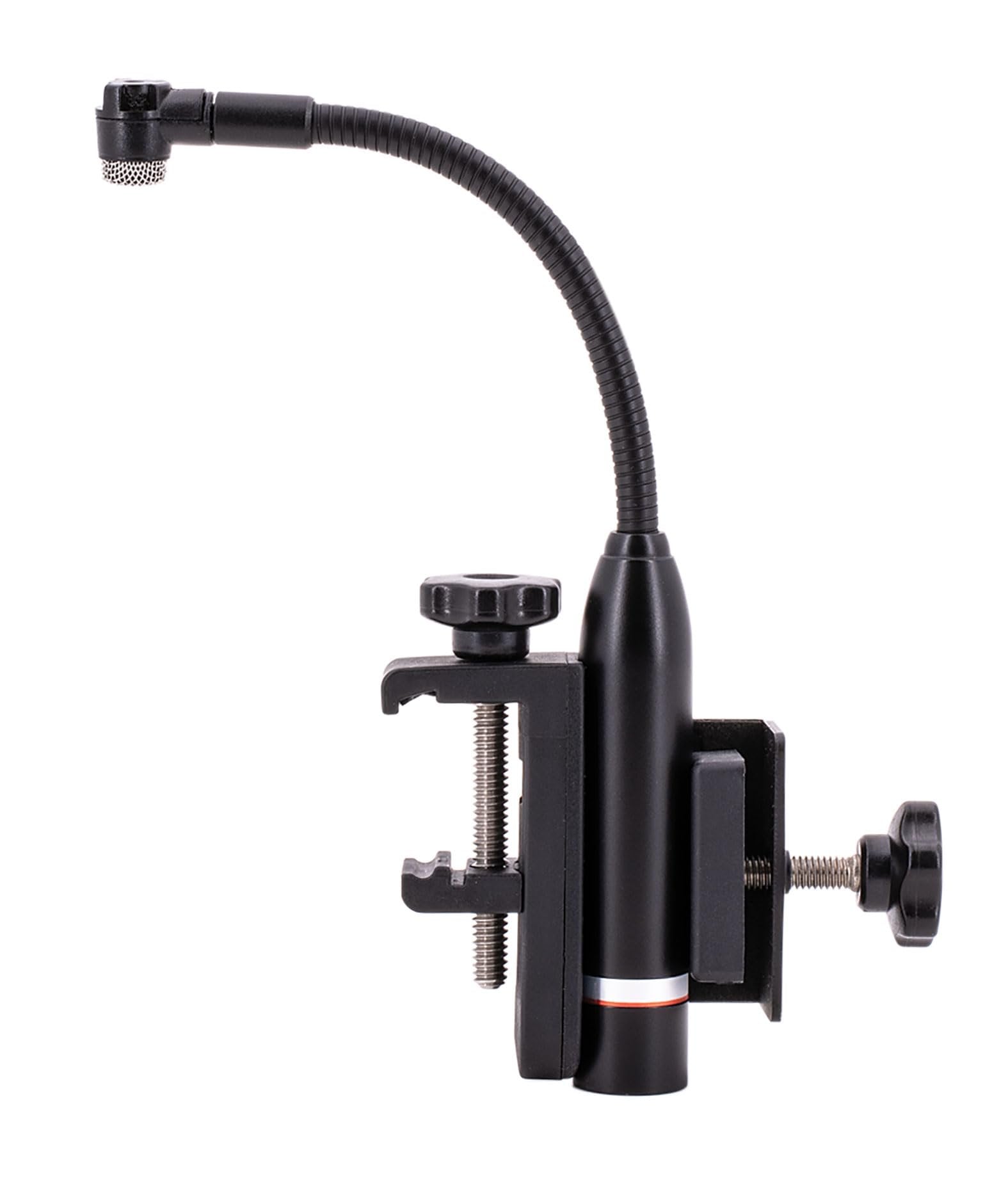 CAD Audio C98 Cardioid Condenser Gooseneck Drum Mic with Rim Mount – Low Noise, High SPL, Mic-Stand-Free Design