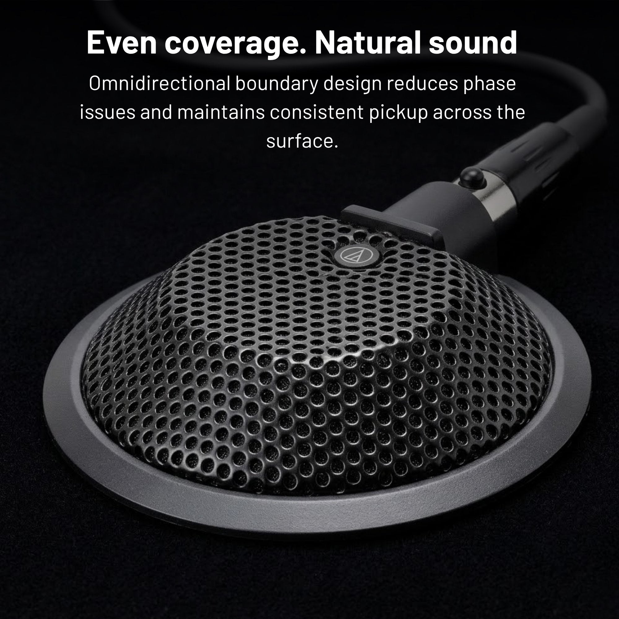 Audio-Technica Omni Condenser Microphone Audio - Omnidirectional Condenser Boundary Microphone (U841R)