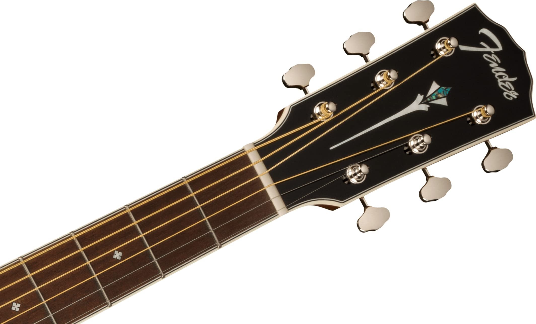 Fender Paramount PO-220E Orchestra Acoustic Guitar, with 2-Year Warranty, Natural, with Case