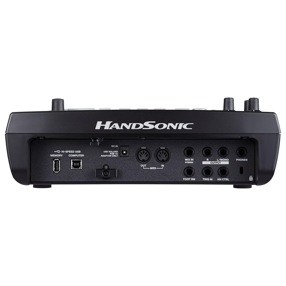 Roland HandSonic HPD-20 Digital Hand Percussion Controller Bundle with 6ft Pig Hog MIDI Cable & Polishing Cloth – 10in Pad with 13 Velocity-Sensitive Sections, 850 Sounds, Sampling & MIDI Integration