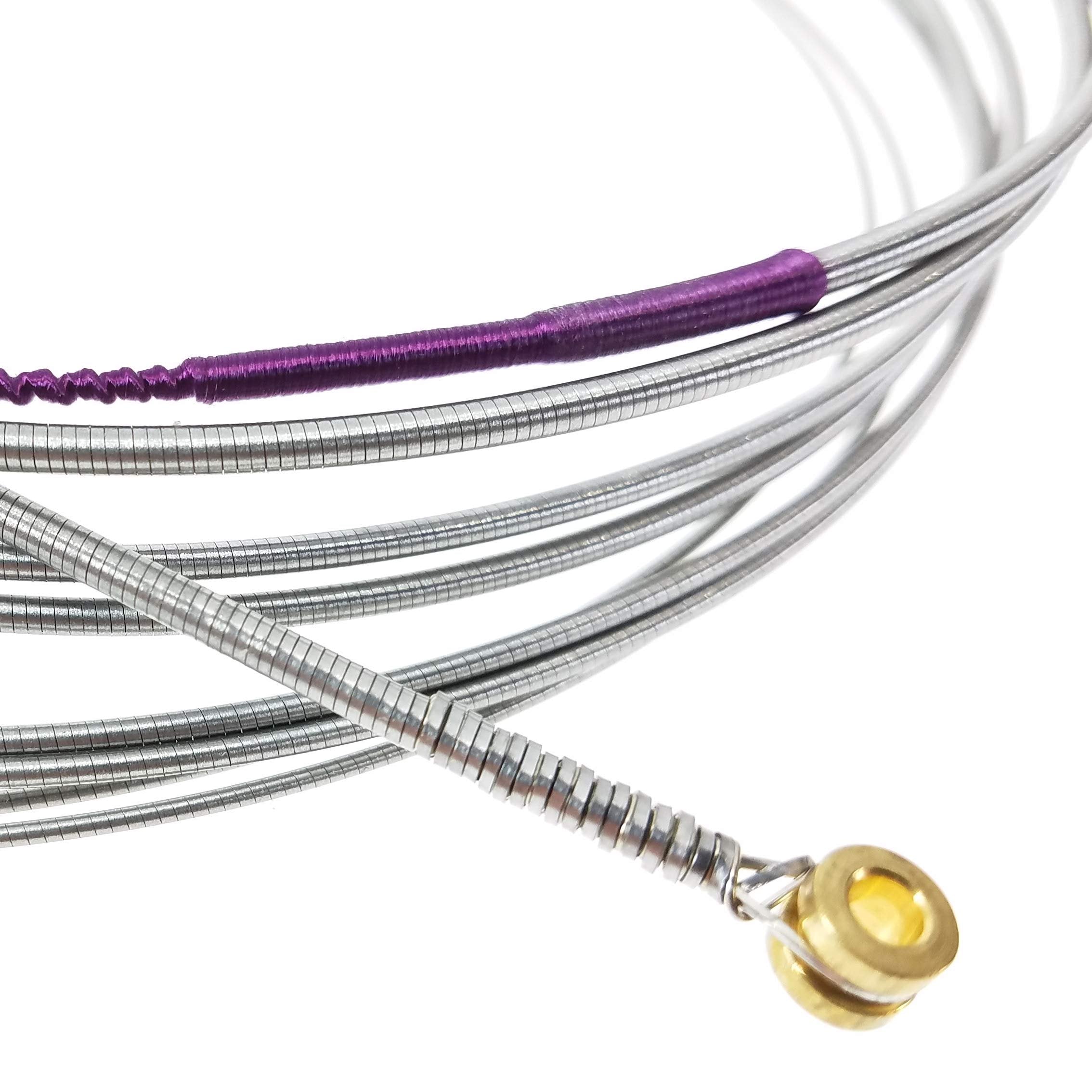 GHS Strings M3050 4-String Bass Precision Flats, Stainless Steel Flatwound Bass Strings, 38" Winding, Medium (45-105)