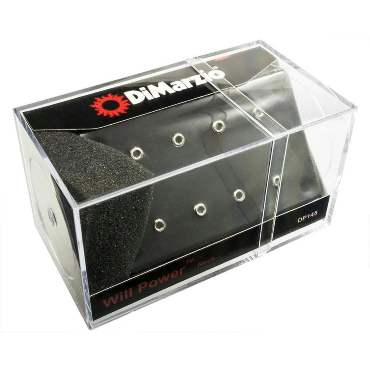 DiMarzio DP145 Standard Spacing Will Power Bass Guitar Neck Pickup, Black