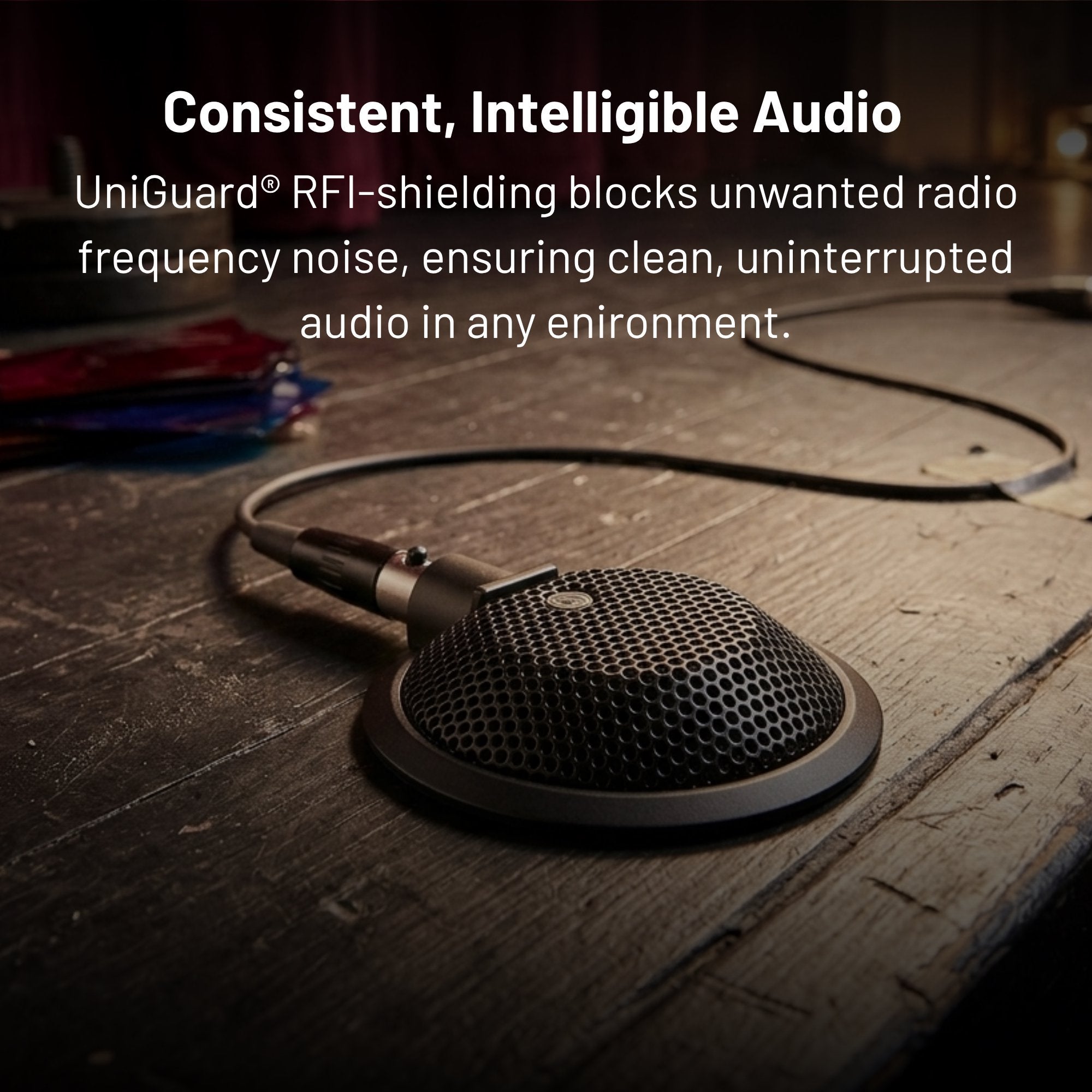 Audio-Technica Omni Condenser Microphone Audio - Omnidirectional Condenser Boundary Microphone (U841R)