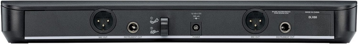 Shure BLX1288/P31 UHF Wireless Microphone System – Handheld & Headset, Multiple Bands