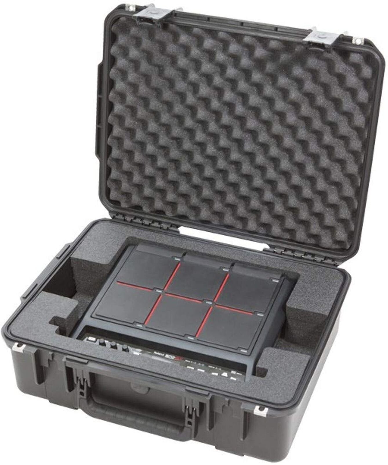 SKB iSeries Roland SPD-SX Drum Multi Pad Hard Case, Waterproof Polypropylene Shell with Foam, Trigger Latch and Lock Loops for Travel Use