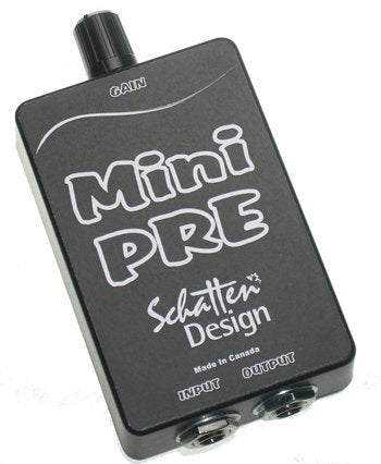 Schatten Mini Pre Belt-clip Guitar/Instrument Preamp with Volume