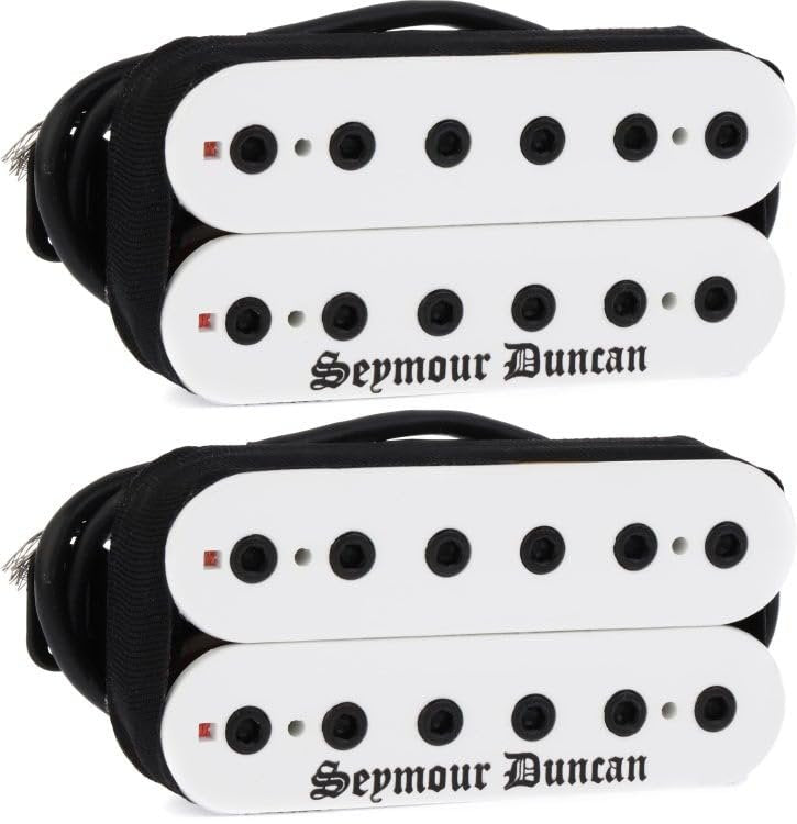 Seymour Duncan Blackened Black Winter Trembucker Set - White