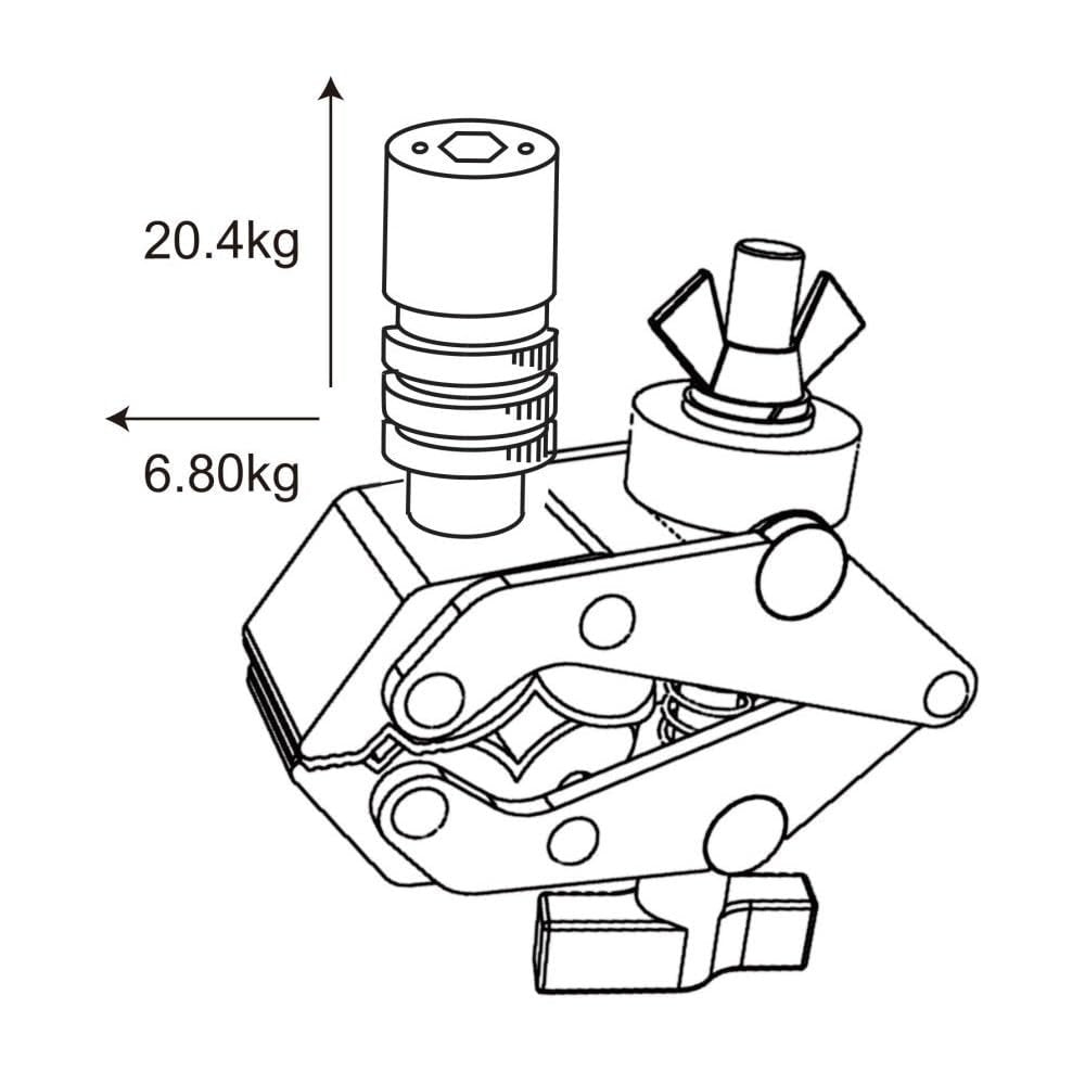 Triad-Orbit SS-IOGC IO-Equipped Grip Clamp