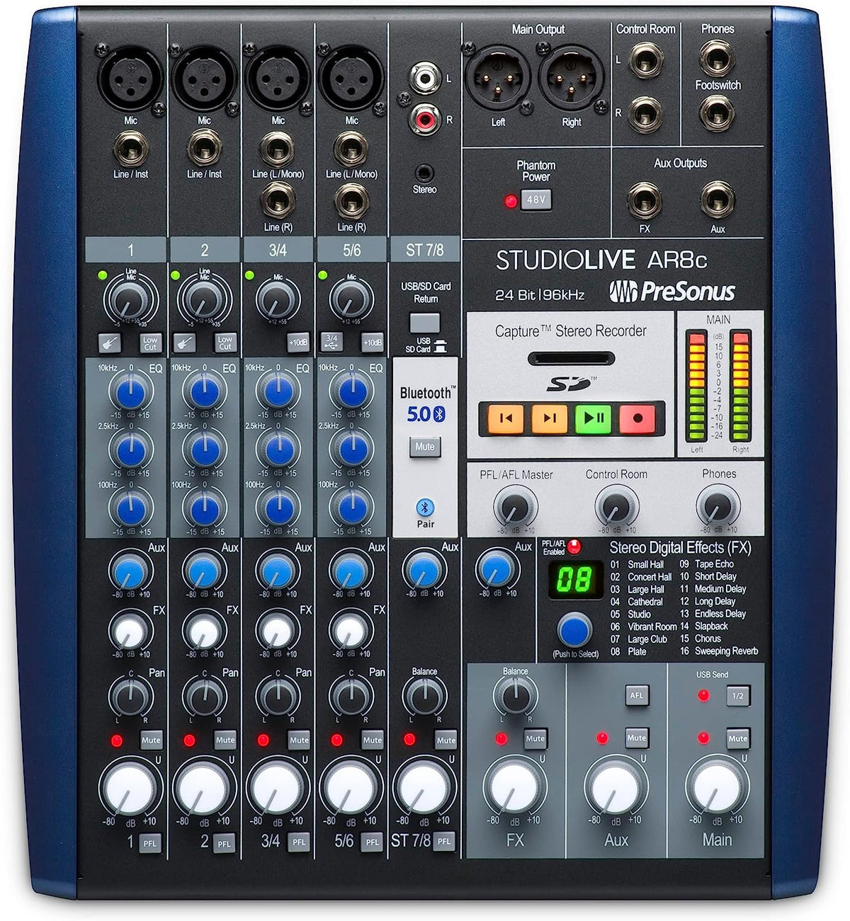 PreSonus StudioLive AR Series USB-C Hybrid Digital/Analog Performance Mixer