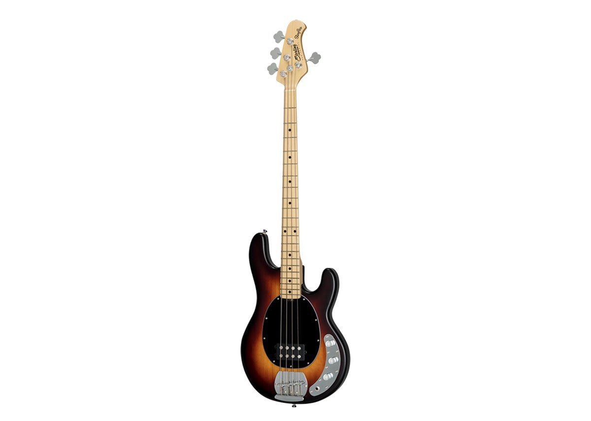 Sterling by Music Man StingRay Ray4 Bass Guitar in Vintage Sunburst Satin