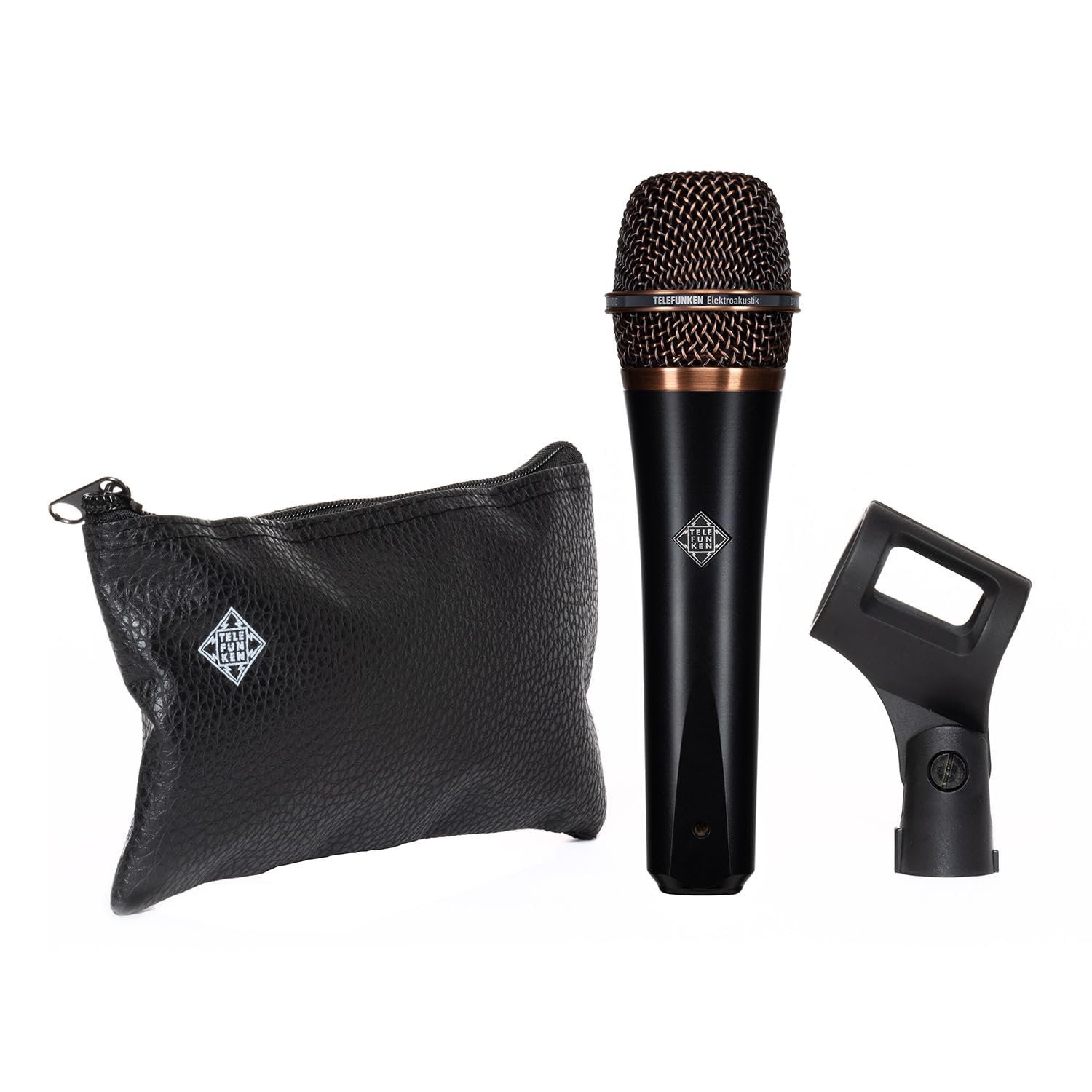 Telefunken M80 Handheld Supercardioid Dynamic Vocal Microphone, Black and Copper