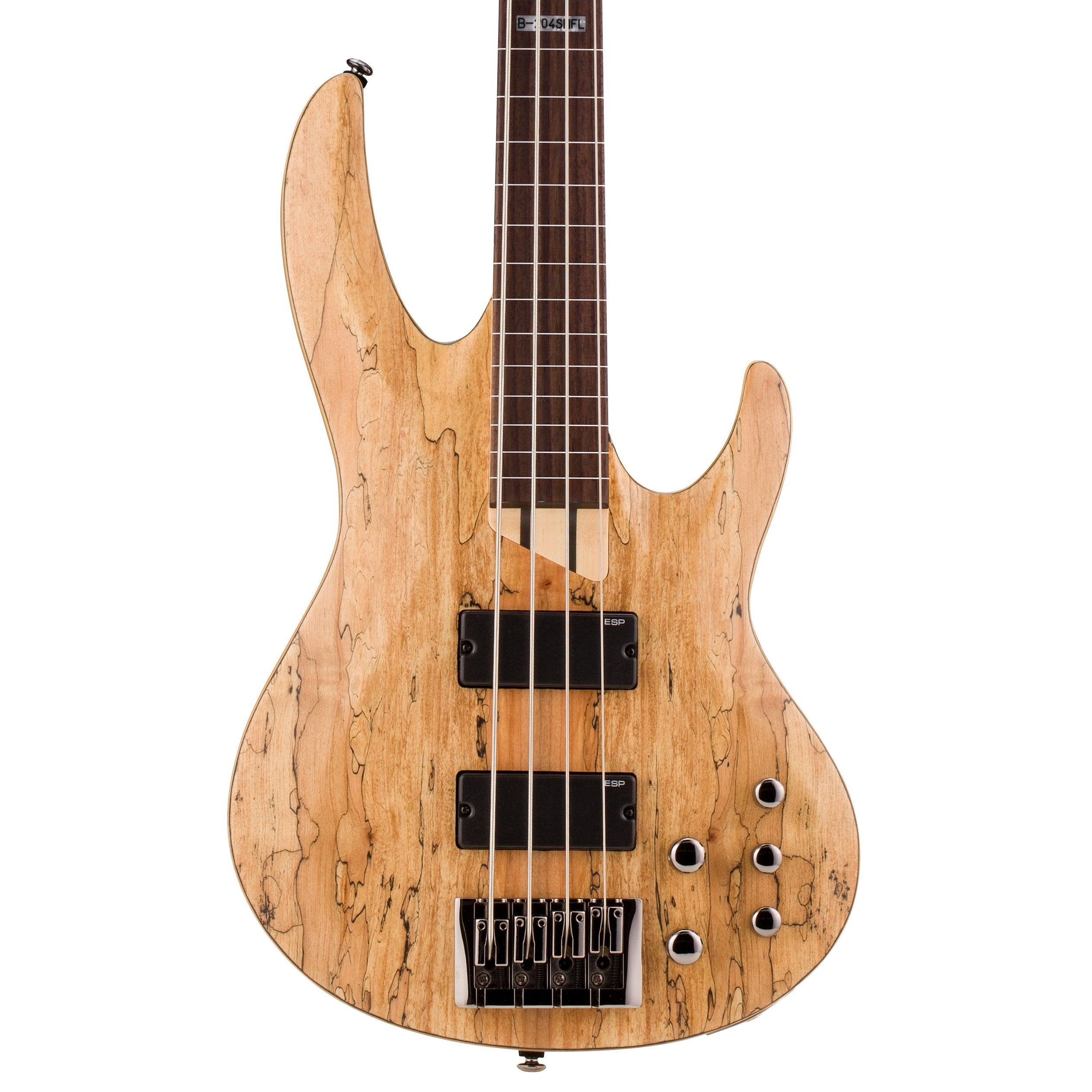 ESP LTD B-204SM Fretless Bass Guitar - Natural Satin