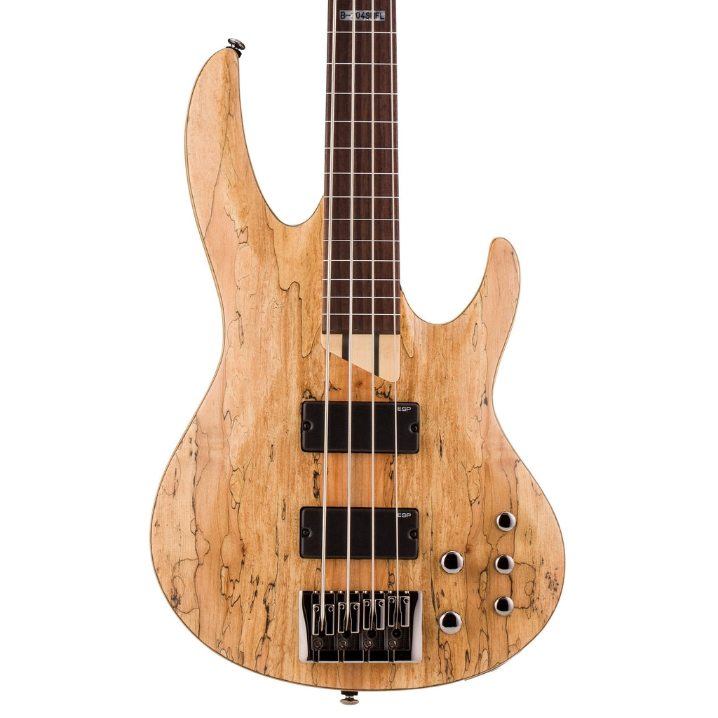 ESP LTD B-204SM Fretless Bass Guitar - Natural Satin