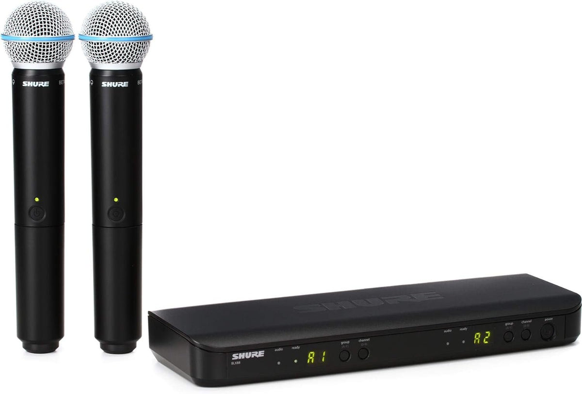 Shure BLX288/B58 Dual UHF Wireless Handheld Microphone System