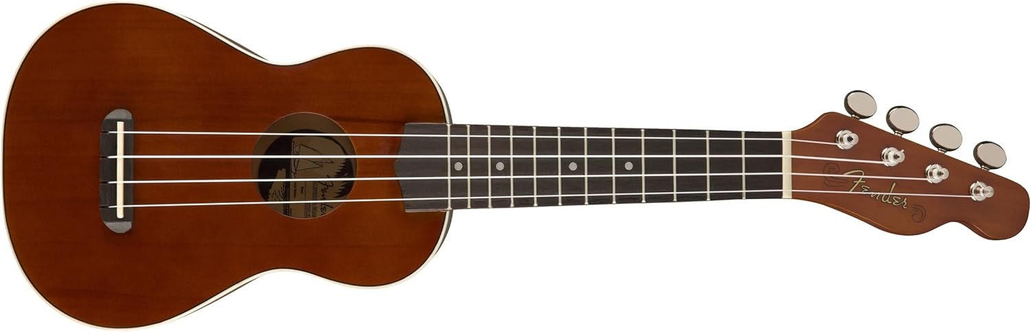 Fender Venice Soprano Ukulele, Cherry
