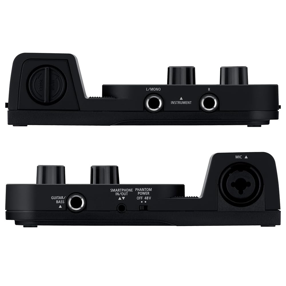 Roland GO:MIXER PRO-X Audio Mixer for Smartphones Bundle with 10ft Pig Hog Instrument Cable & Polishing Cloth – Mix up to 7 Audio Sources, Enhance Livestreams & Social Content with Pro Sound