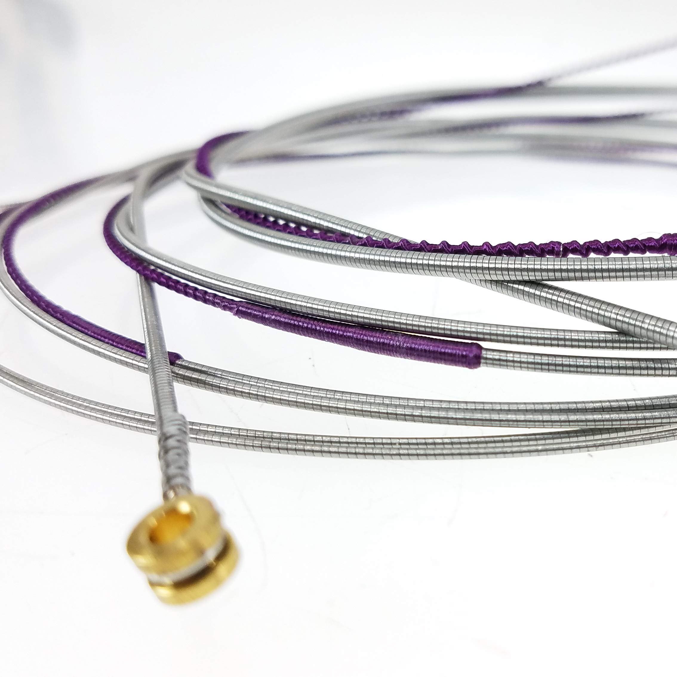 GHS Strings M3050 4-String Bass Precision Flats, Stainless Steel Flatwound Bass Strings, 38" Winding, Medium (45-105)