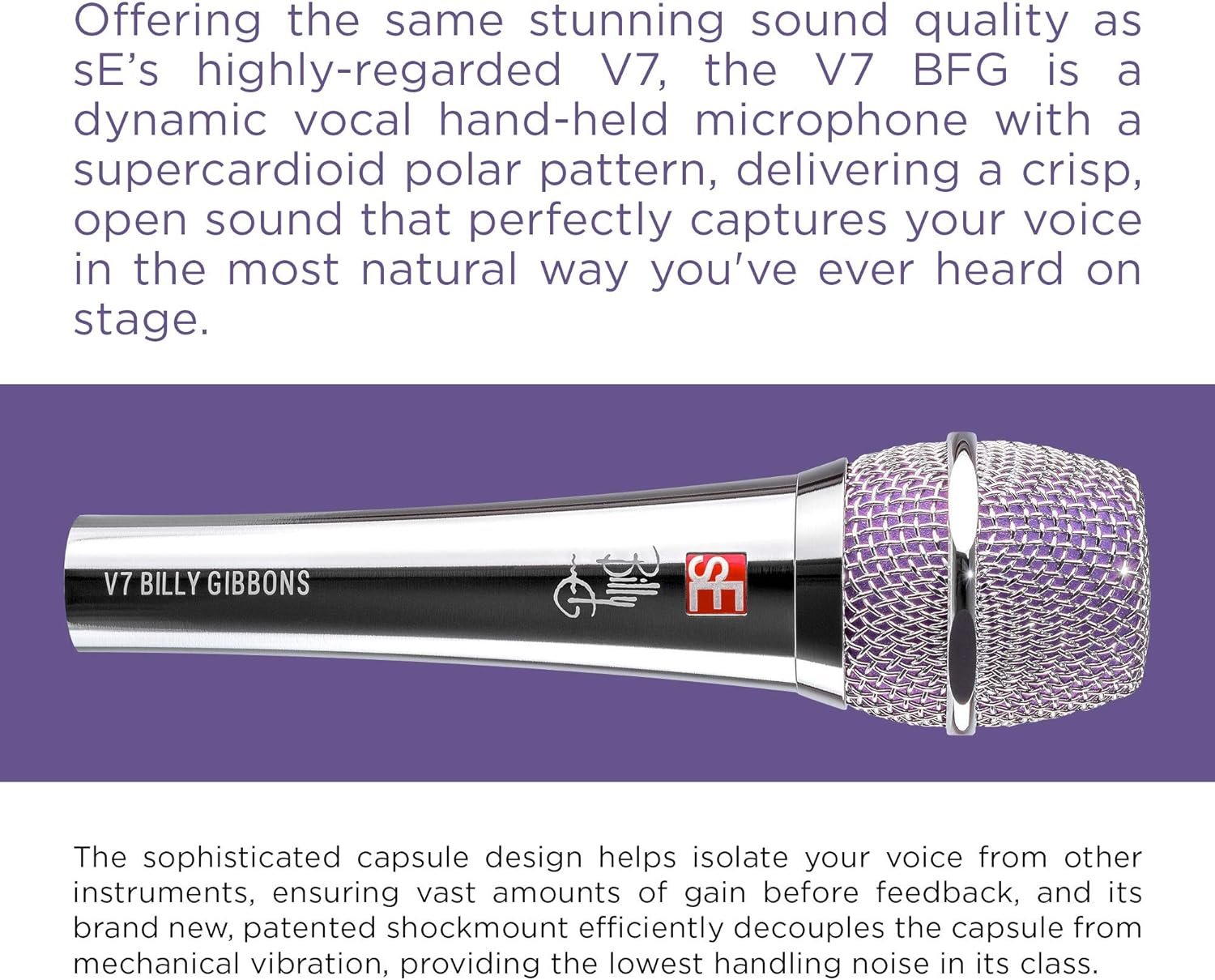 SE ELECTRONICS - V7 Studio Grade Handheld Microphone Supercardioid