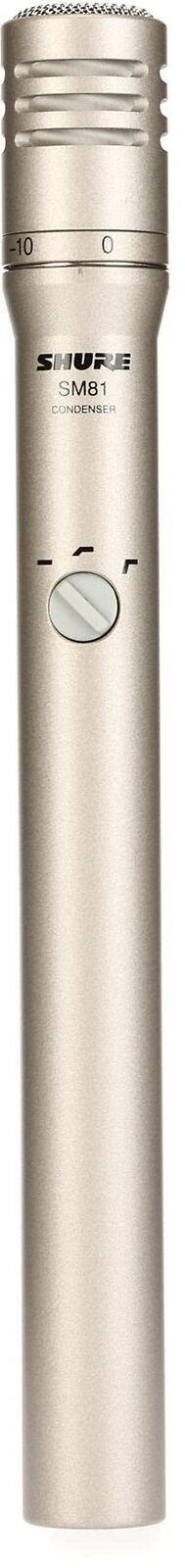 Shure SM81-LC Cardioid Condenser Instrument Microphone for Guitar, Piano, and...