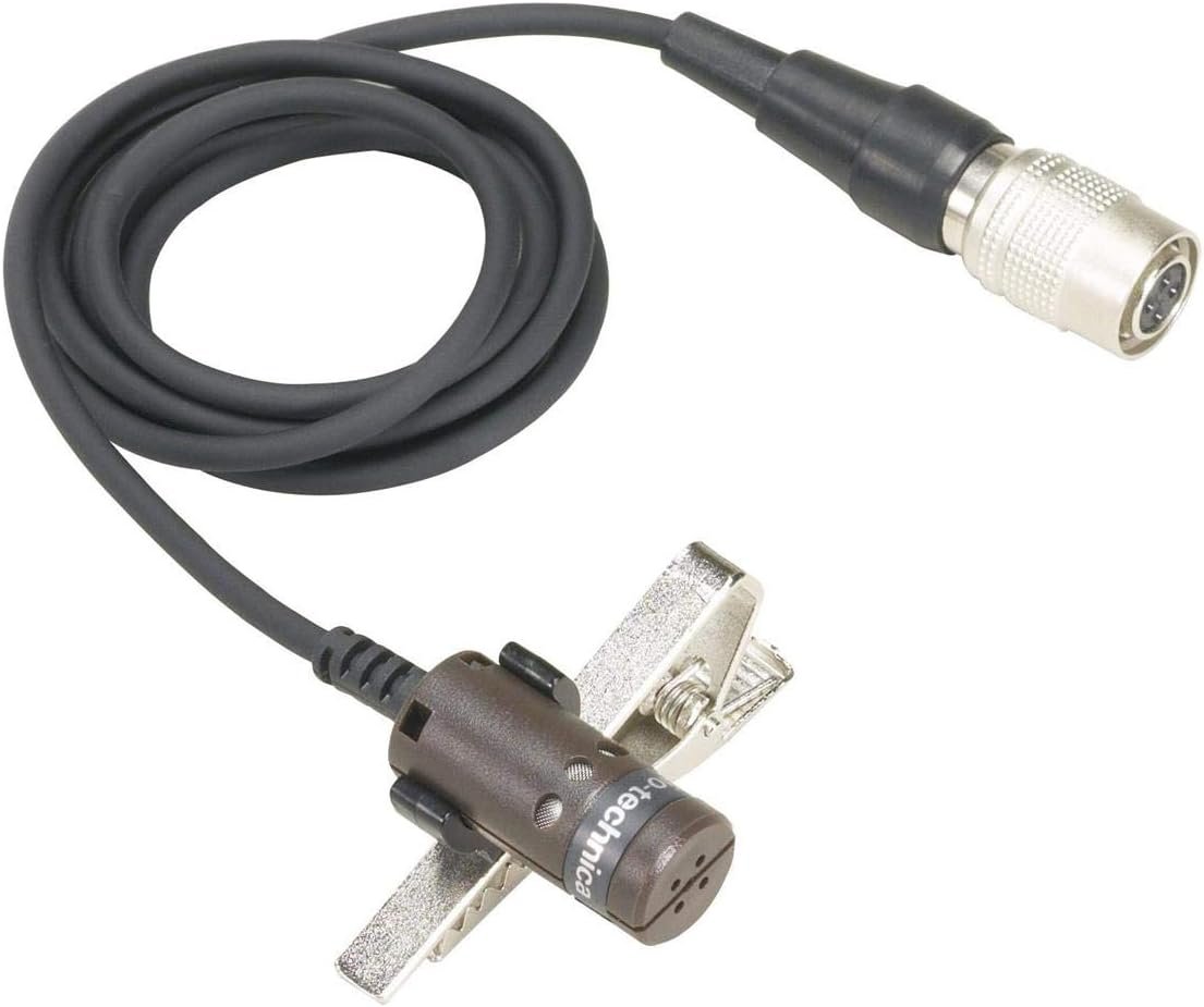 Audio Technica AT829CW Lavalier Microphone for AT UniPak, black