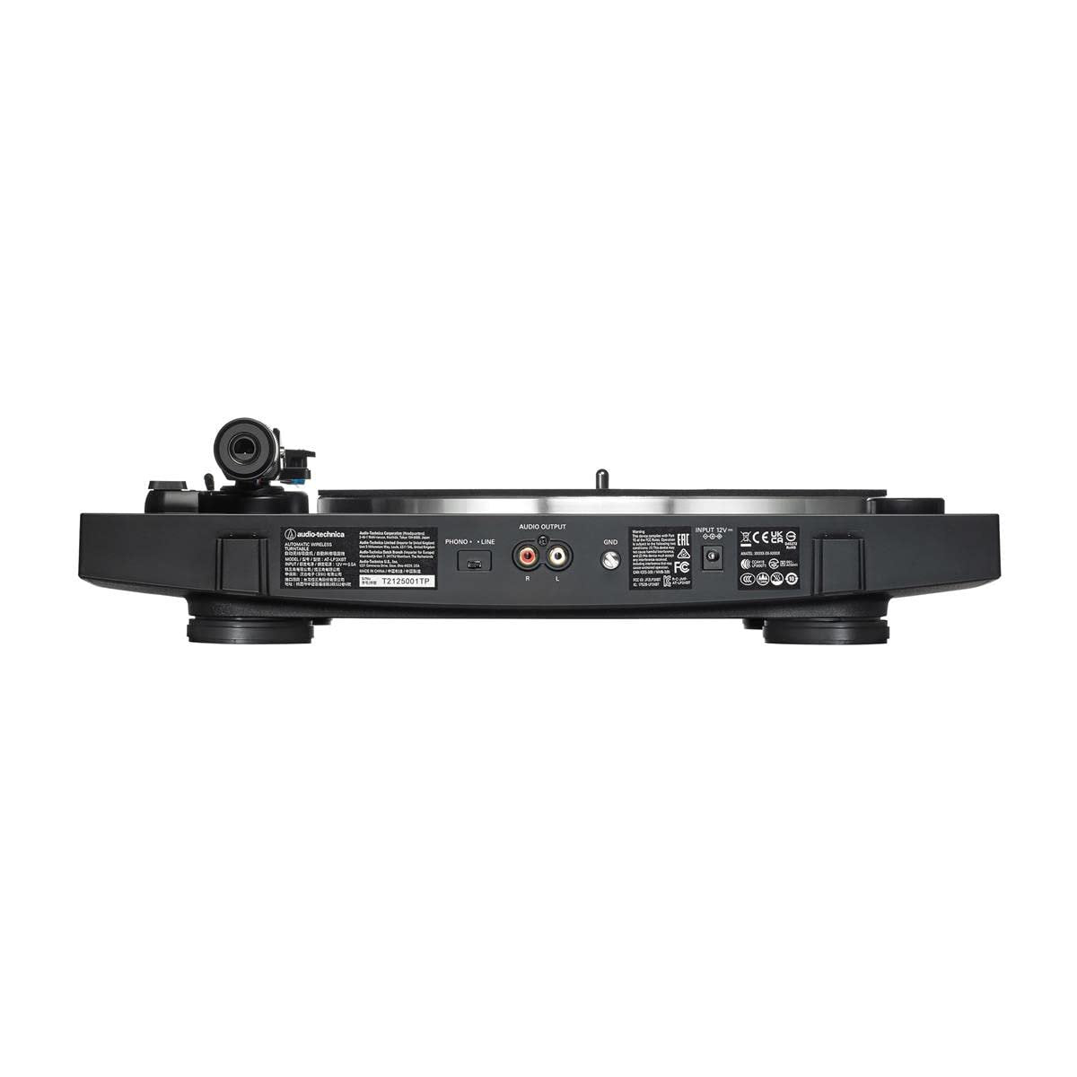 Audio-Technica AT-LP3XBT-BK Bluetooth Turntable Belt Drive Fully Automatic 33/45 (Black)