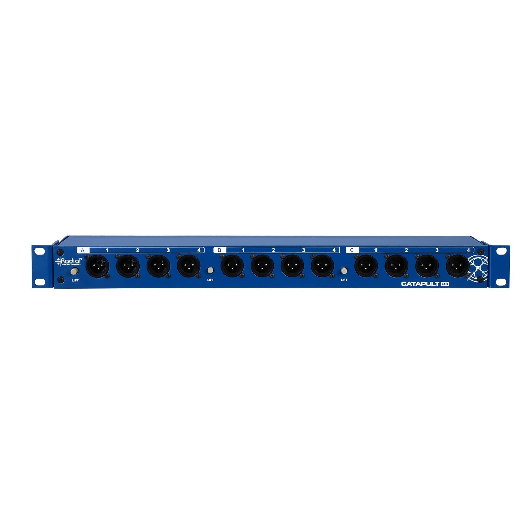 Radial Catapult Rack RX 12-channel Cat 5/6 Analog Audio Snake
