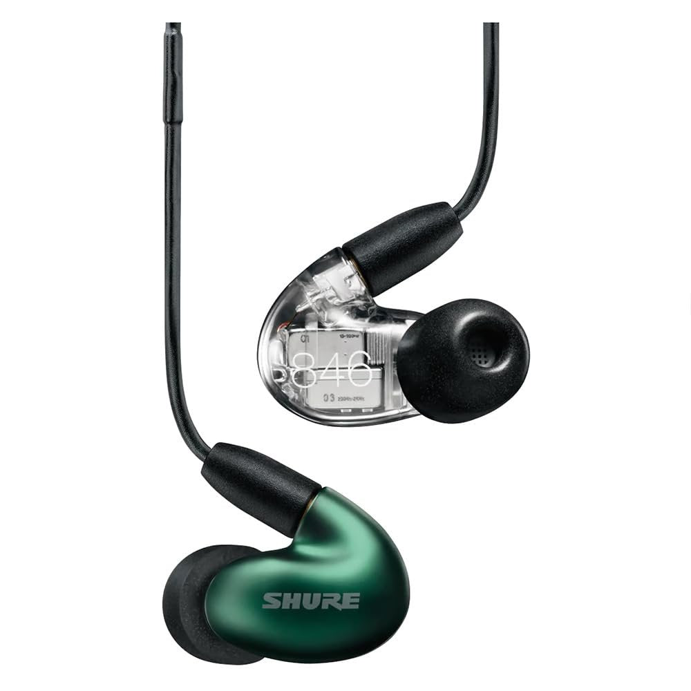 Shure SE846 PRO Gen 2 Wired Sound Isolating Earphones – Quad Driver, Custom Sound Filters