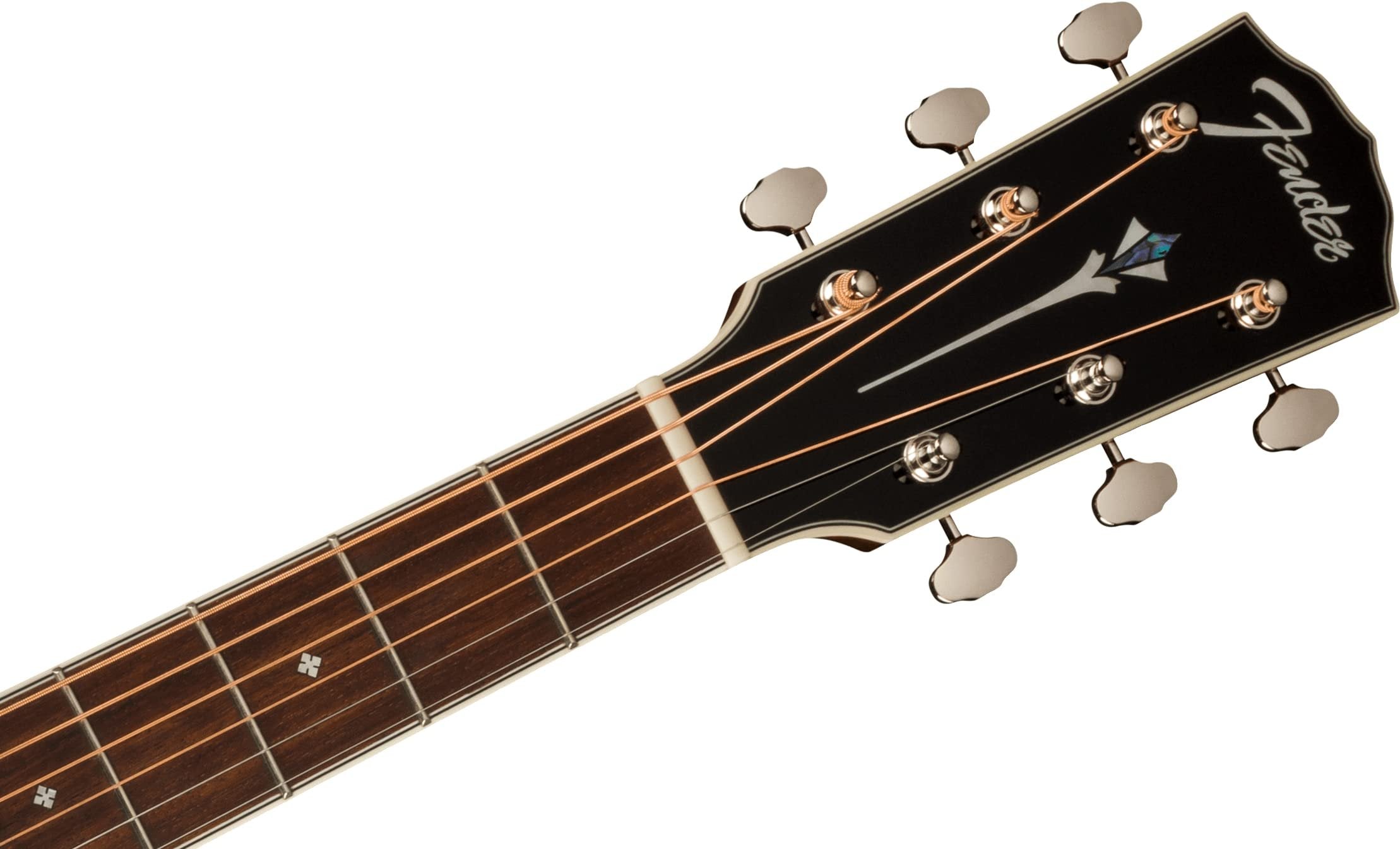 Fender Paramount PD-220E Dreadnought Acoustic Guitar, with 2-Year Warranty, Natural, with Case