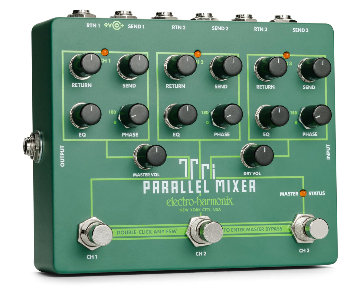 Electro-Harmonix Tri Parallel Mixer Effects Loop Mixer/Switcher Pedal
