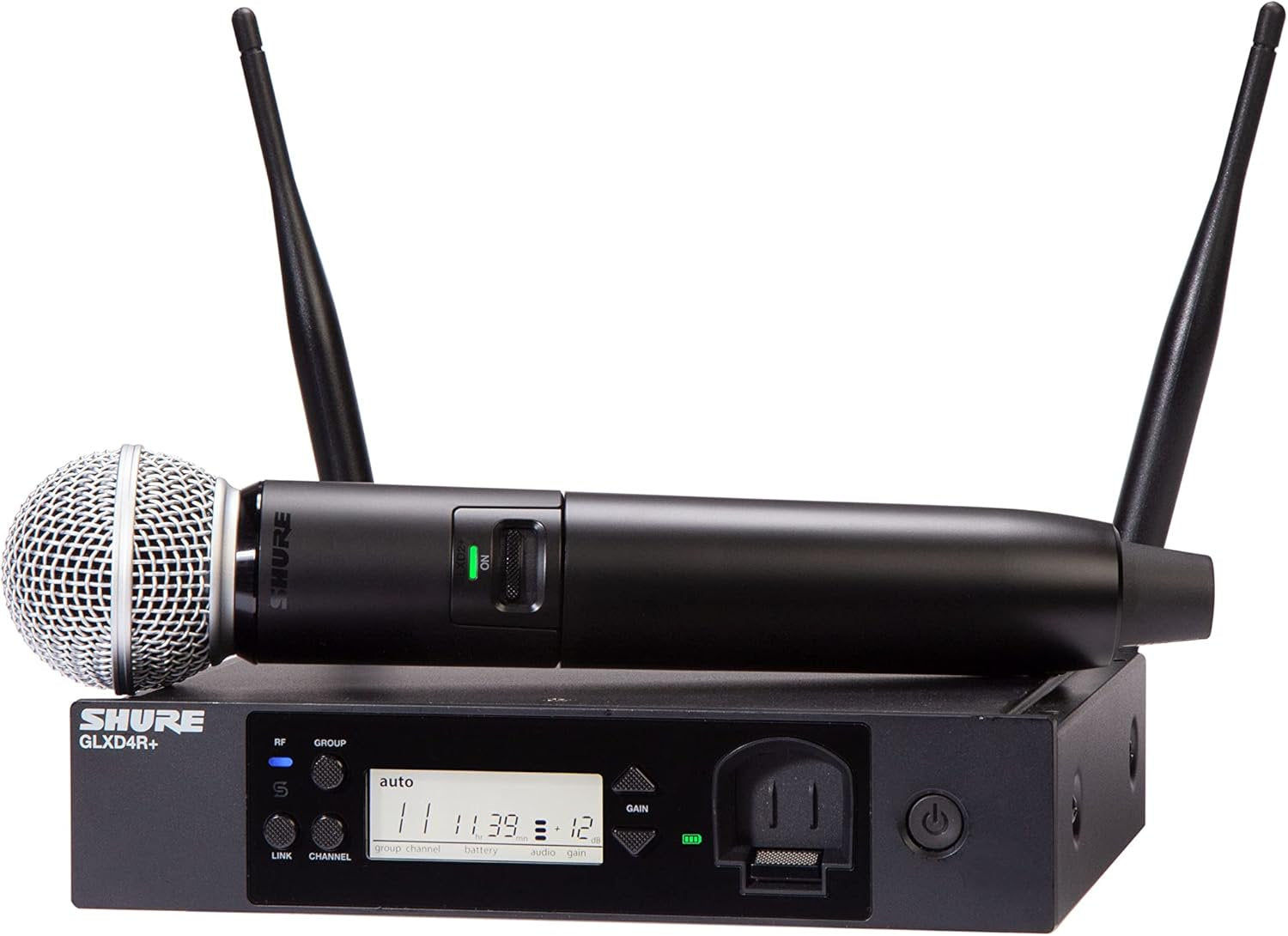 Shure GLXD24 Series Dual Band Digital Wireless Handheld Microphone System