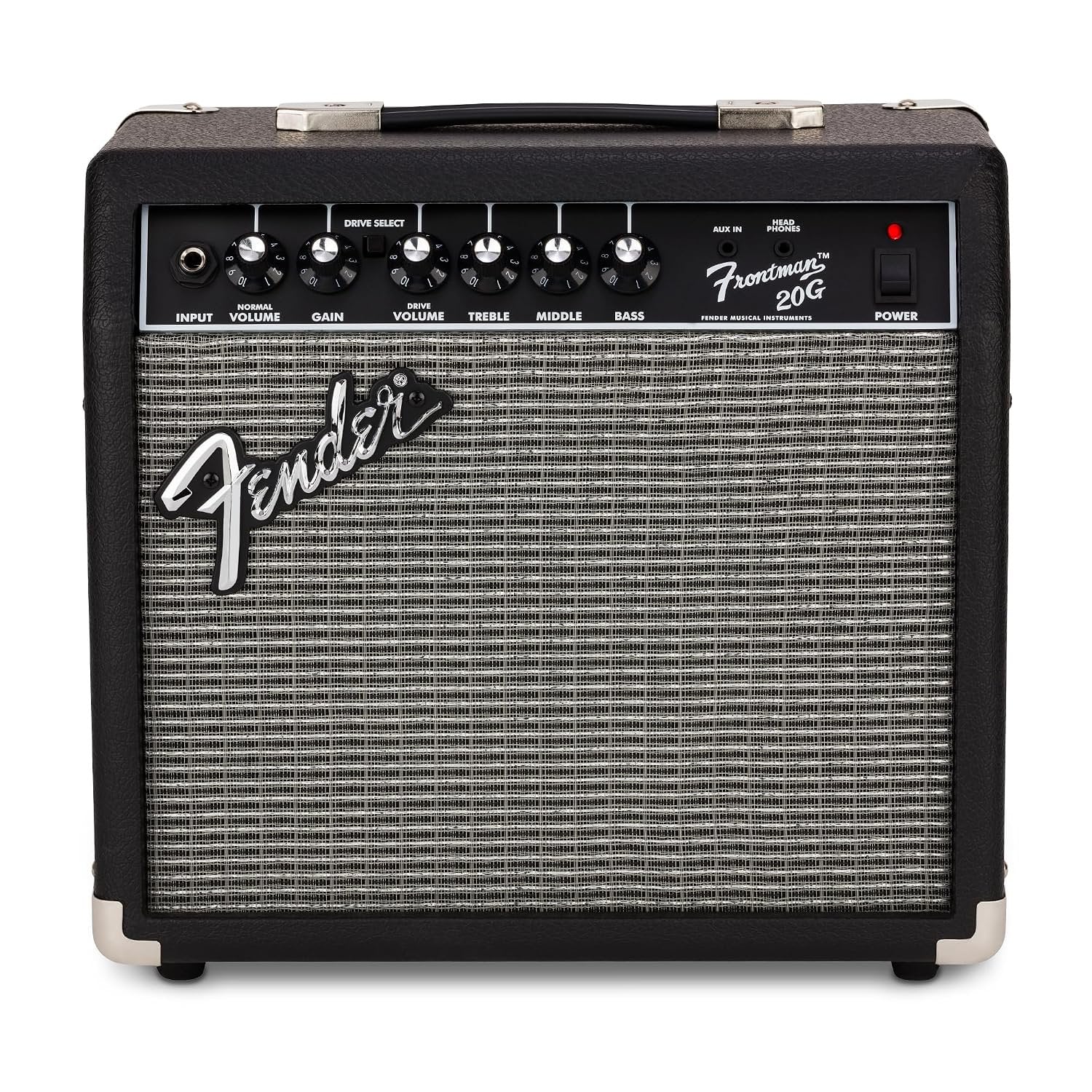 Fender Frontman 20G Electric Guitar Amplifier, 20-Watt Amp, 8" Speaker