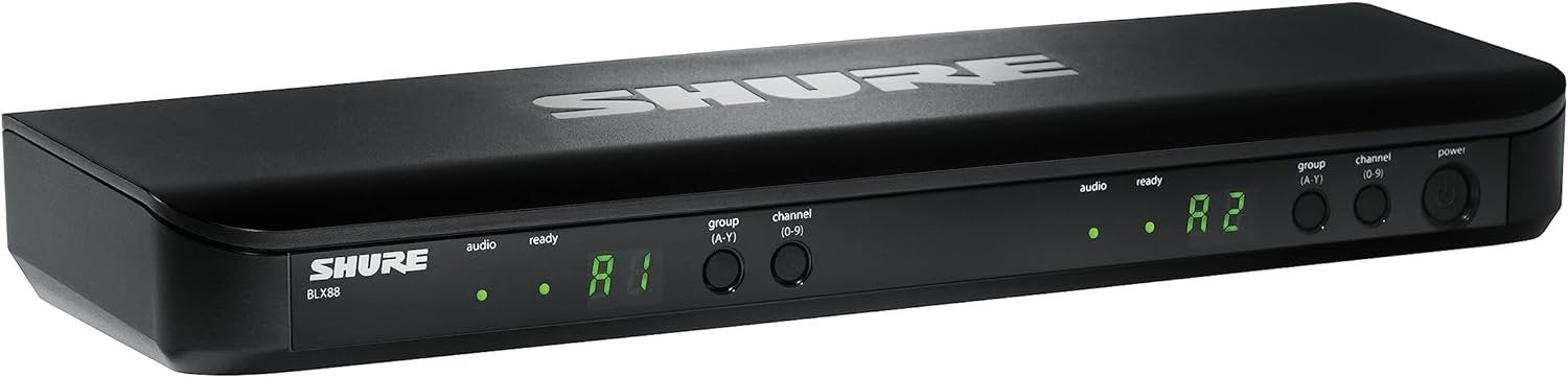 Shure BLX1288/P31 UHF Wireless Microphone System – Handheld & Headset, Multiple Bands