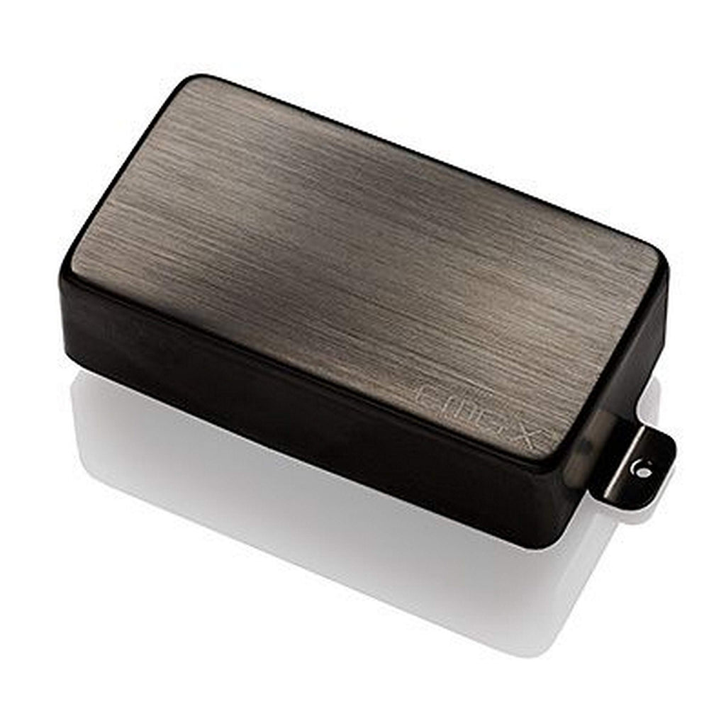 EMG 60X Guitar Humbucking Pickup, Brushed Black Chrome, Short Shaft