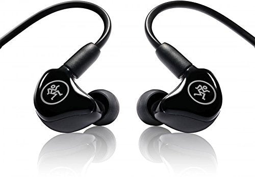 Mackie MP-240 BTA Hybrid Dual-Driver Professional in-Ear Monitors with Bluetooth Adapter